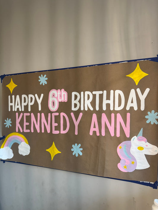 Kid's Birthday Banner